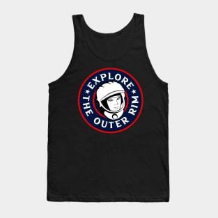 Explore The Outer Rim Space Design Tank Top